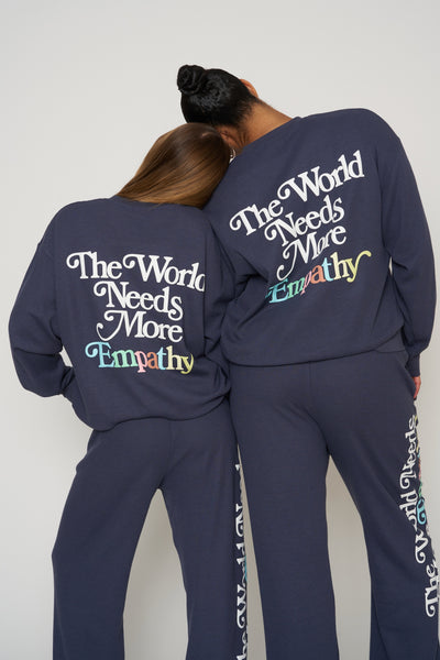 palace SHOPPING EXPERIENCE CREW スウェット World Needs More Empathy Waffle Classic Crewneck – The Mayfair