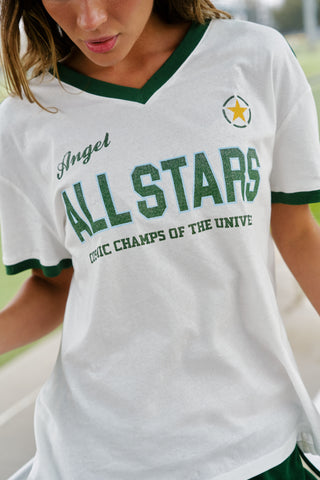 Angel All-Stars V-Neck Relaxed Tee