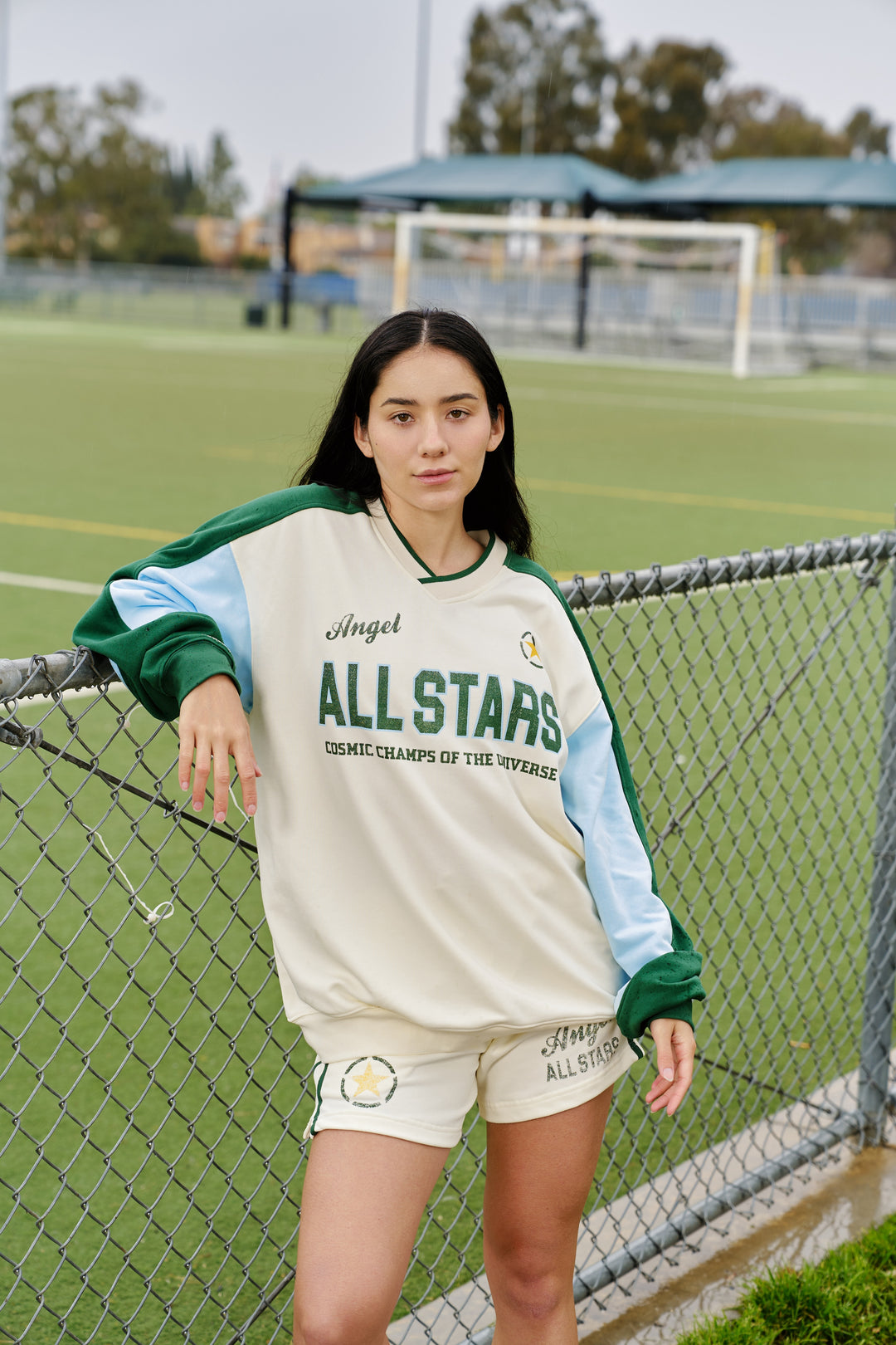 希少 XL SOUTH SIDE ANGEL LOGO CREW SWEAT Angel All-Stars V-Neck Sweatshirt – The Mayfair Group LLC