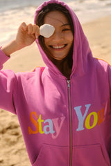 Stay You Zip-Up Hoodie