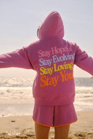 Stay You Zip-Up Hoodie