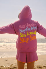 Stay You Zip-Up Hoodie