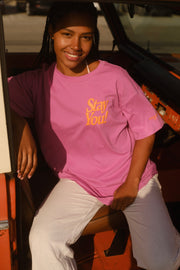 Stay You Oversized Tee