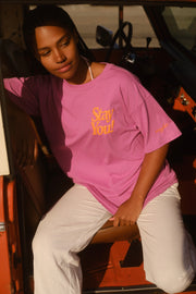 Stay You Oversized Tee