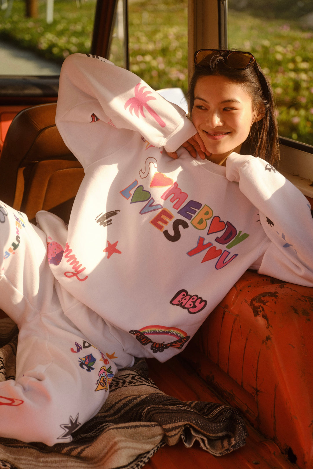 Mayfair x @iscreamcolour Somebody Loves You Crewneck – The Mayfair