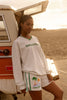 Going Offline V-Neck Sweatshirt