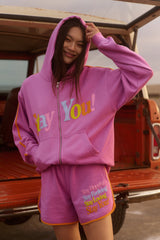 Stay You Zip-Up Hoodie