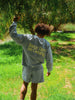 Sunny Days Are Coming Henley Sweatshirt