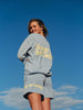 Sunny Days Are Coming Henley Sweatshirt