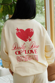Mayfair X Avery Woods Daily Dose Of Love Crewneck