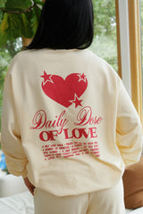 Mayfair X Avery Woods Daily Dose Of Love Crewneck