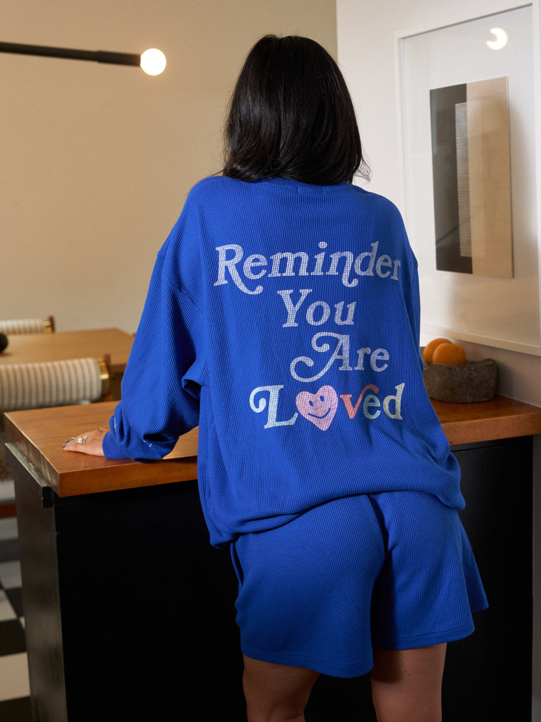 the hotel lobby archives スウェット University Print Oversized Hoodie CG514 - Casual style | LEWKIN