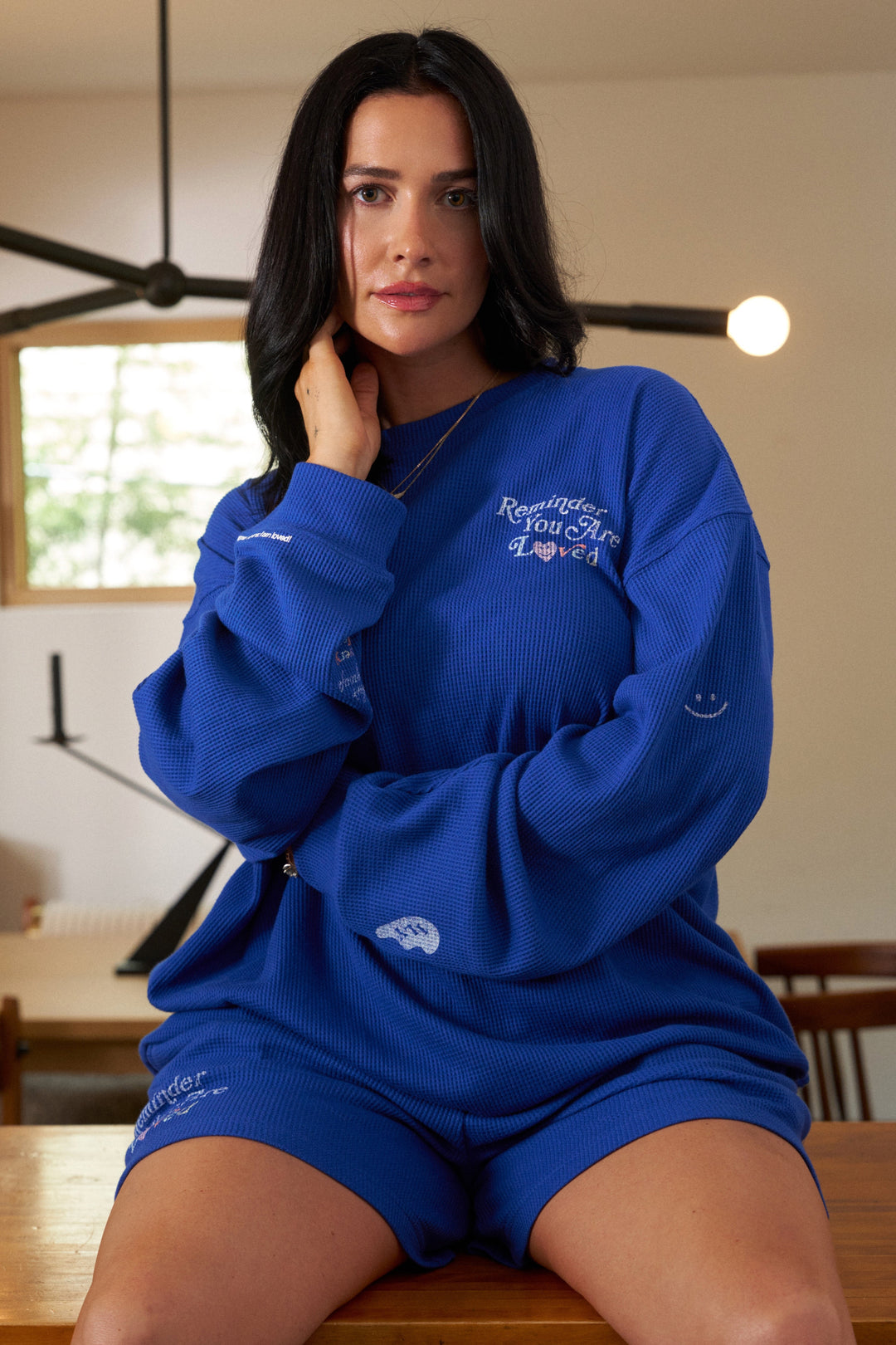 Mayfair X Avery Woods Waffle Crewneck – The Mayfair Group LLC