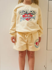Mayfair X Avery Woods Mini Love Sweatshorts