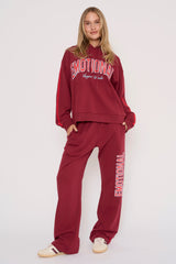 Emotional Support Wide Leg Sweatpants