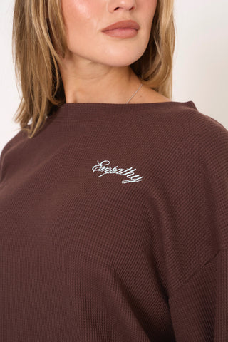 Empathy, Always Waffle Crewneck