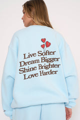 Everyone’s Welcome Here Sky Blue Crewneck