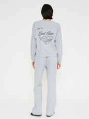 Soul Grey Relaxed Waffle Crewneck