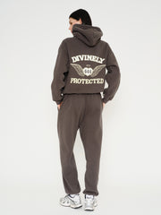 Divinely Protected Hoodie Charcoal
