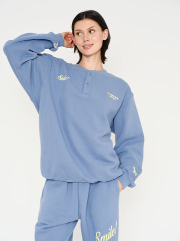 Smile Oversized Henley