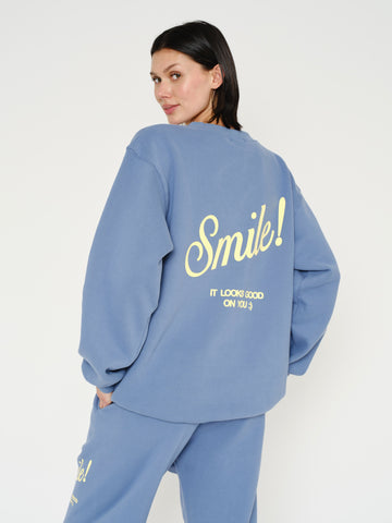 Smile Oversized Henley