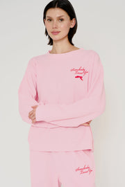 Somebody Loves You Waffle Crewneck