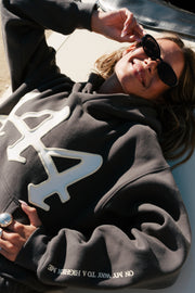 Divinely Protected Hoodie Charcoal