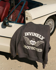 Divinely Protected Hoodie Charcoal