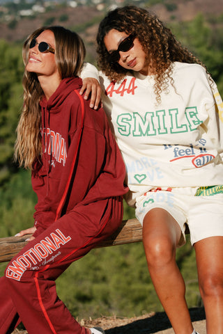 Emotional Support Wide Leg Sweatpants