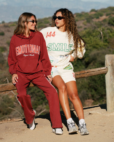 Emotional Support Wide Leg Sweatpants