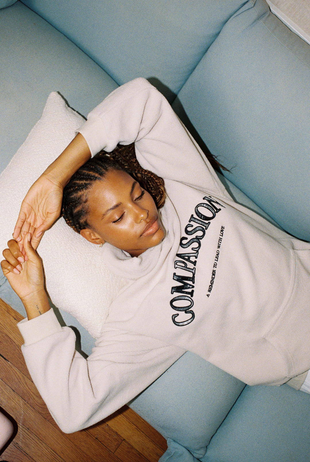 Compassion Teddy Hoodie – The Mayfair Group LLC