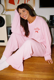 Somebody Loves You Waffle Crewneck