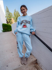 Everyone’s Welcome Here Sky Blue Sweatpants