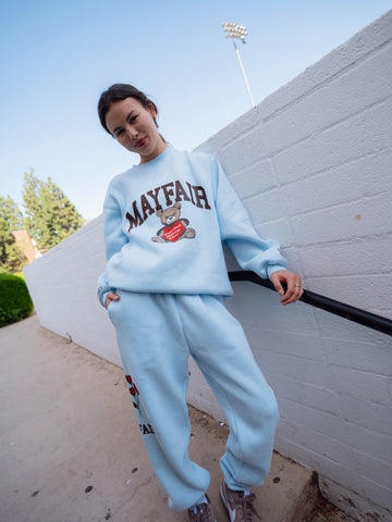 Everyone’s Welcome Here Sky Blue Sweatpants