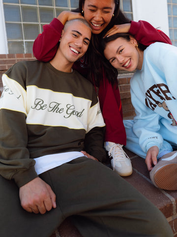 Everyone’s Welcome Here Sky Blue Sweatpants