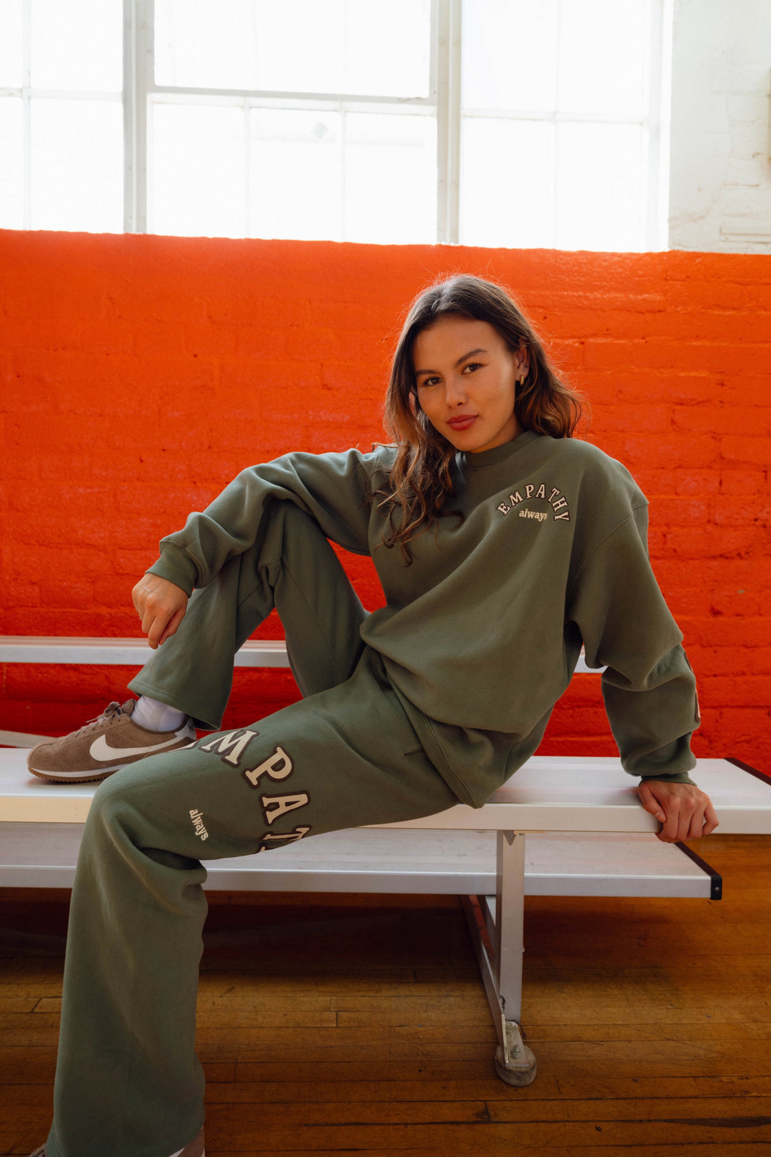 Empathy Always Olive Crewneck – The Mayfair Group LLC