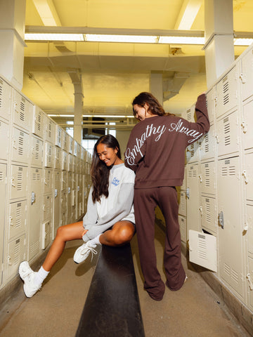 Empathy, Always Brown Waffle Crewneck