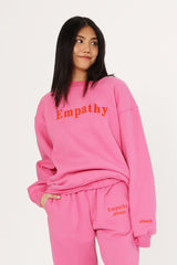 Empathy Always Bubblegum Pink Crewneck