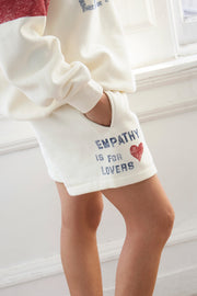 Empathy Is For Lovers Pearl Sweatshorts