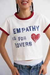 Empathy Is For Lovers Relaxed Ringer Tee