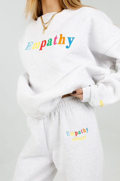 Empathy Always Grey Sweatpants – The Mayfair Group LLC